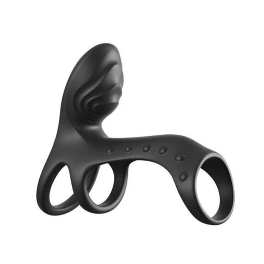 FANTASY C-RINGZ – ULTIMATE COUPLE CAGE PRO VIBRATING COCK RING 19.5CM
