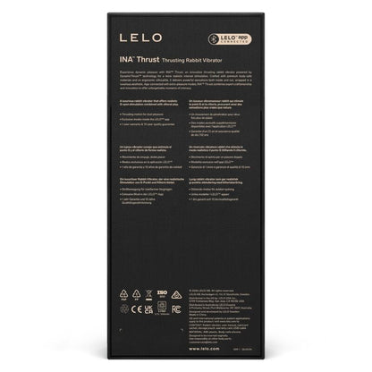 LELO - INA THRUST RABBIT STOSSVIBRATOR SCHWARZ