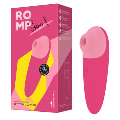 ROMP - SHINE X CLITORAL SUCTION, 10 LEVELS, PINK