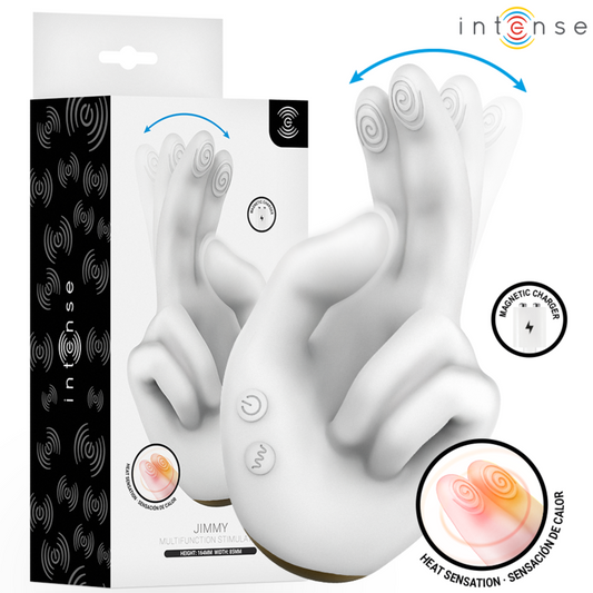 INTENSE - JIMMY HAND-SHAPED MULTIFUNCTIONAL STIMULATOR WITH VIBRATION AND HEAT