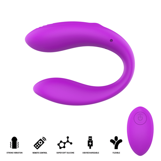 INTENSE - NORA VIBRATIONSKLEMMENSTIMULATOR LILA