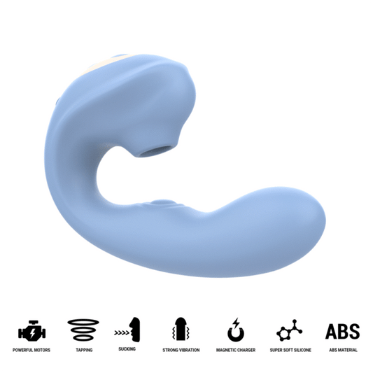 INTENSE - GINA MULTIFUNCTIONAL CLITORAL SIMULATOR BLUE