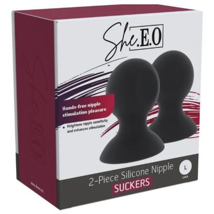 SHE.E.O - SILIKON-NIPPEL-SAUGAUFSÄTZE L