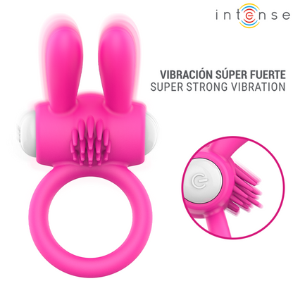 INTENSE - HOPPS VIBRIERENDER PENISRING MIT KLITORISSTIMULATION PINK