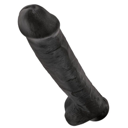 KING COCK - REALISTISCHER DILDO MIT HODEN 38 CM SCHWARZ
