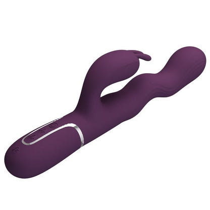 PRETTY LOVE - LOURSEN HASE-VIBRATOR MIT STOSSBEWEGUNG UND 7 VIBRATIONEN, USB-AUFLADBAR, LILA