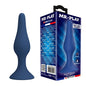 MR PLAY - SCHLANKER SILIKON-ANALPLUG BLAU L