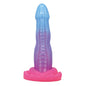 POWER MONSTERS - VOID PYTHON FANTASY DILDO MIT SAUGNAPF 20,5 CM Ø 5,2 CM BLAU, LILA &amp; PINK