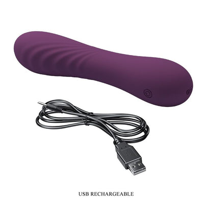 PRETTY LOVE - ALEXISROSE WIEDERAUFLADBARER VIBRATOR MIT 10 FUNKTIONEN, LILA
