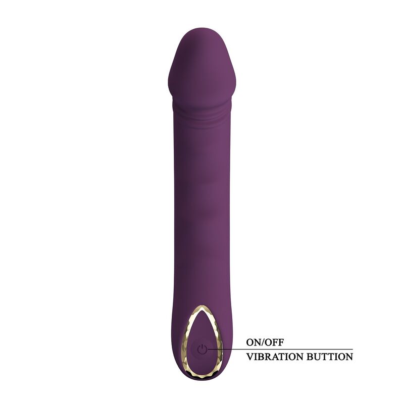 PRETTY LOVE - AMARA WIEDERAUFLADBARER VIBRATOR MIT 10 FUNKTIONEN, LILA