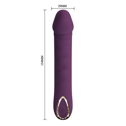 PRETTY LOVE - AMARA WIEDERAUFLADBARER VIBRATOR MIT 10 FUNKTIONEN, LILA