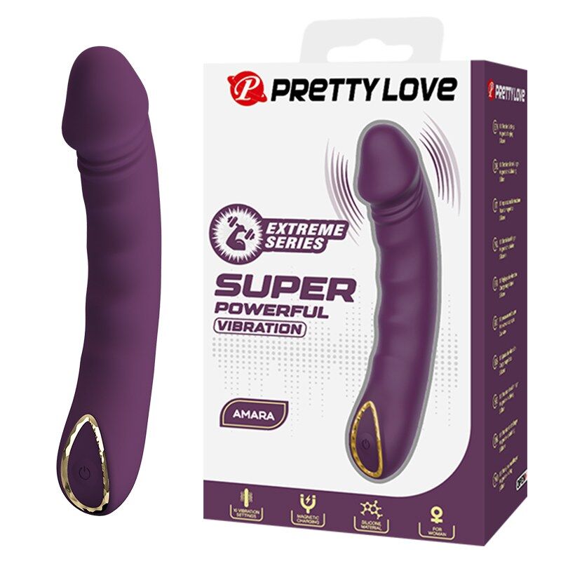 PRETTY LOVE - AMARA WIEDERAUFLADBARER VIBRATOR MIT 10 FUNKTIONEN, LILA