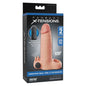 FANTASY X-TENSIONS – VIBRIERENDE, REALISTISCHE 5 CM PENISVERLÄNGERUNGSHÜLLE, BEIGE