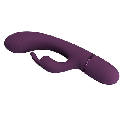 PRETTY LOVE - ROCCO WIEDERAUFLADBARER HASENVIBRATOR MIT 10 FUNKTIONEN, LILA