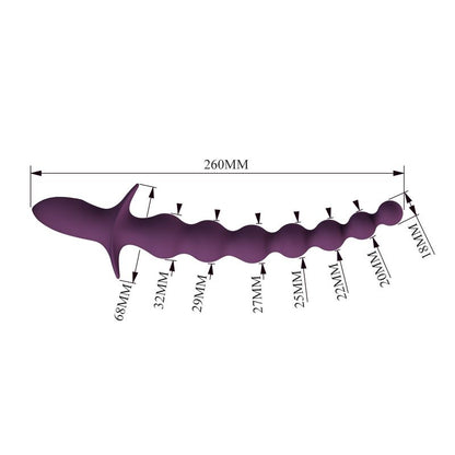 PRETTY LOVE - MADISON WIEDERAUFLADBARER ANALVIBRATOR MIT 10 FUNKTIONEN
