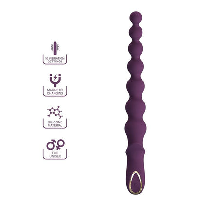 PRETTY LOVE - MADISON WIEDERAUFLADBARER ANALVIBRATOR MIT 10 FUNKTIONEN