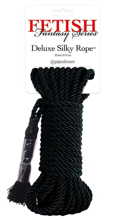 FETISH FANTASY SERIES – SCHWARZES DELUXE-SEIDENSEIL 9,75 M