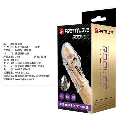 PRETTY LOVE – ROCKER PENISHÜLLE FÜR EINEN DICKEREN PENIS (TRANSPAREN)