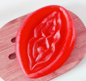 DIABLO PICANTE – 2 PARFÜMTE SEIFEN IN VAGINAFORM, ROT