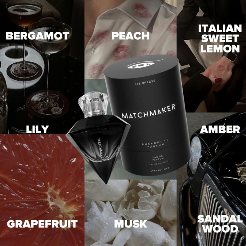 EYE OF LOVE - MATCHMAKER BLACK DIAMOND LGBTQ PARFÜM PHEROMONES FÜR IHN 30 ML