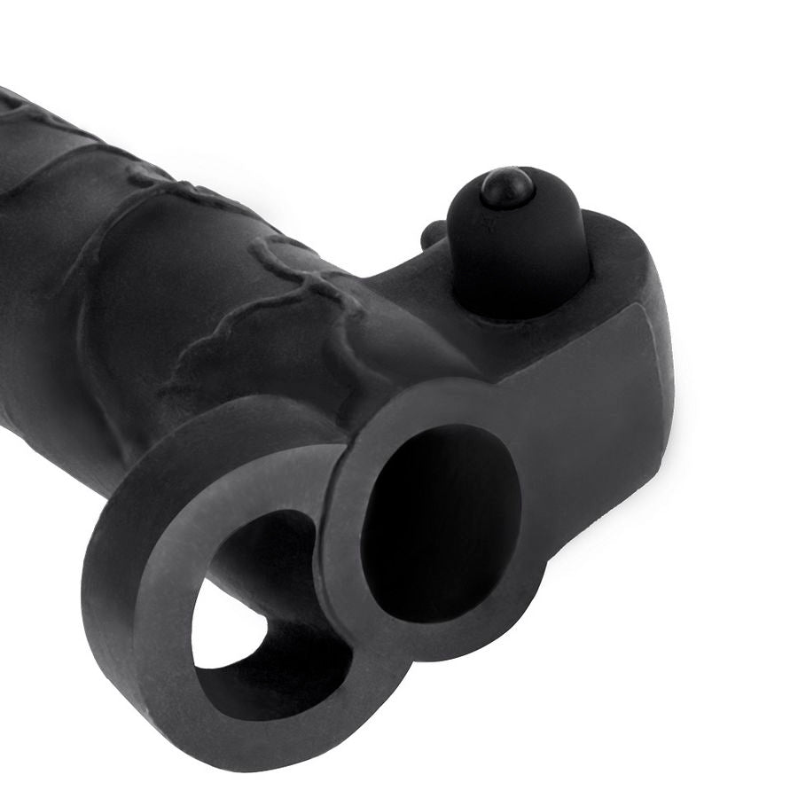 FANTASY X-TENSIONS - VIBRATING REAL FEEL 2 EXTENSION BLACK