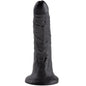 KING COCK - DILDO BLACK 17.8 CM