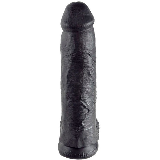 KING COCK - DILDO SCHWARZ MIT EIER 30.48 CM