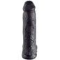 KING COCK - DILDO BLACK WITH TESTICLES 12 INCH