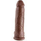 KING COCK - BROWN DILDO WITH BALLS 12 INCH
