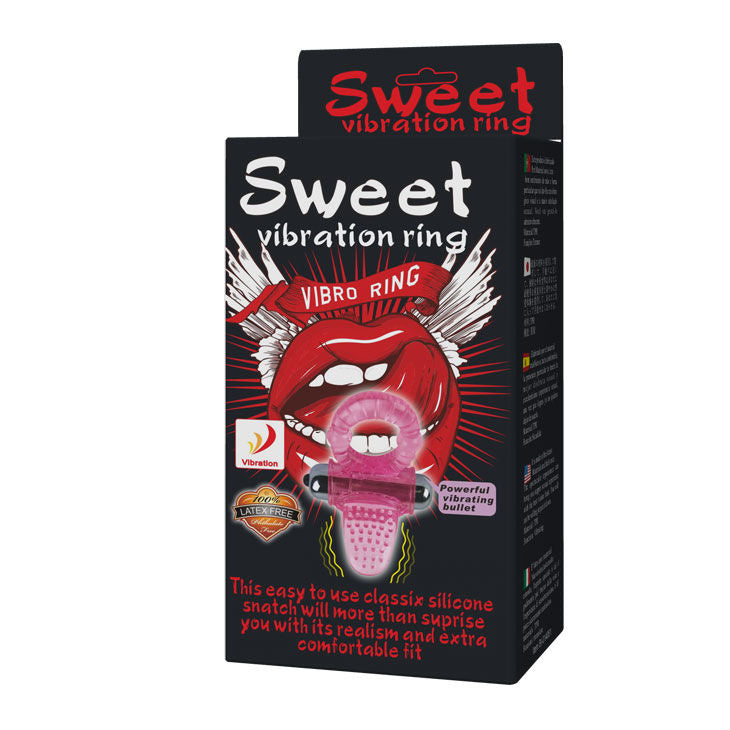 BAILE - SWEET ABS 10 RHYTHMS RING PINK VIBRATOR COCK RING