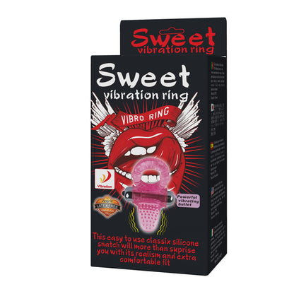 BAILE - SWEET ABS 10 RHYTHMS RING PINK VIBRATOR COCK RING