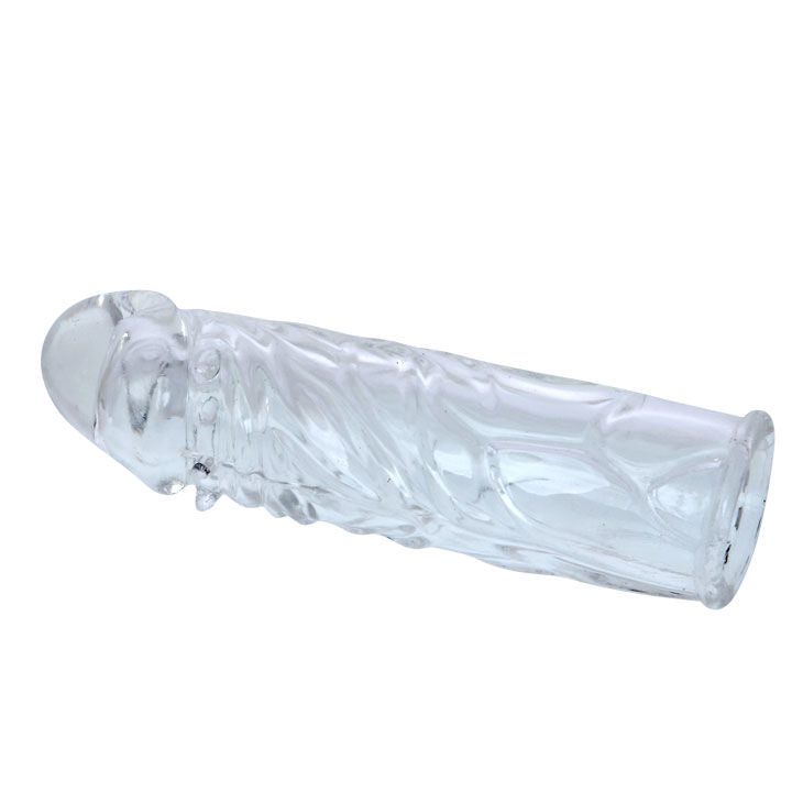BAILE - ROSE STIMULATING SILICONE PENIS SLEEVE 13 CM