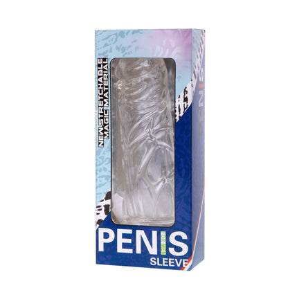 BAILE - ROSE STIMULATING SILICONE PENIS SLEEVE 13 CM