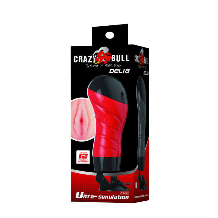 CRAZY BULL - FLORA VAGINA WITH SPEECH MASTURBATOR BASE