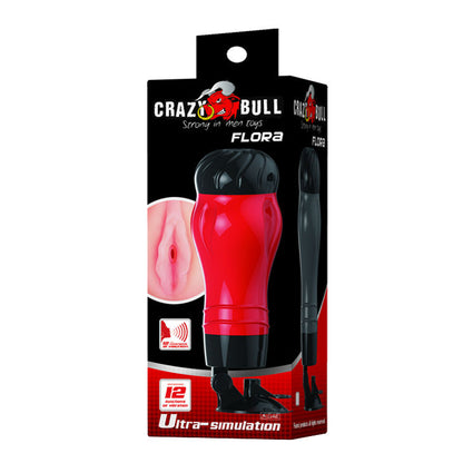 CRAZY BULL - FLORA VAGINA WITH SPEECH MASTURBATOR BASE