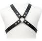 LEATHER BODY - LACED HARNESS IN GARMENT