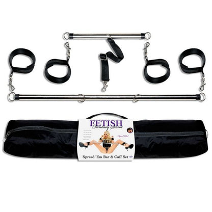FETISH FANTASY SERIES - SPREAD 'EM BAR AND CUFF SET