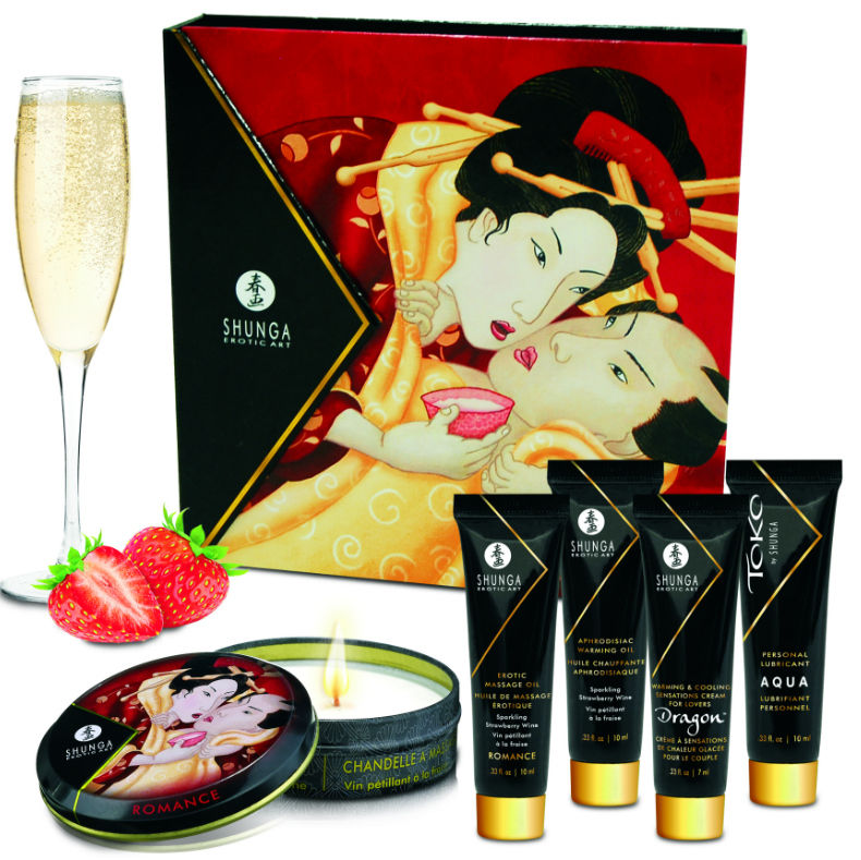 SHUNGA - SECRET GEISHA STRAWBERRY AND CAVA KIT