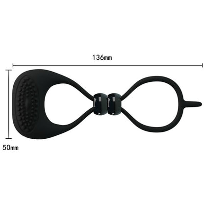 PRETTY LOVE - DUAL COCK AND BALL RING