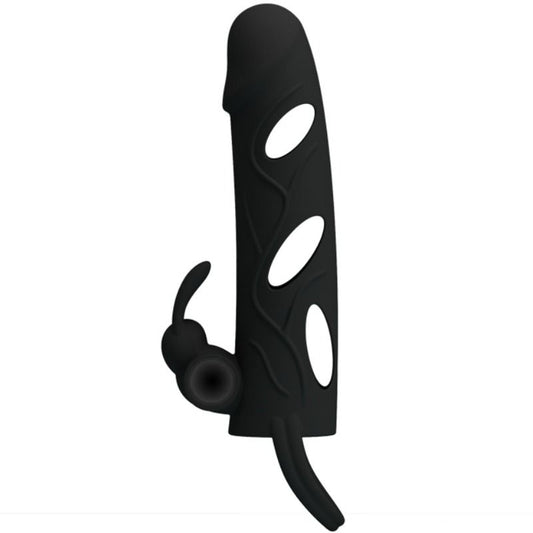 PRETTY LOVE - SILICONE SLEEVE WITH VIBRATION 14 CM 1.0