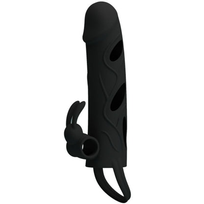 PRETTY LOVE - SILICONE SLEEVE WITH VIBRATION 14 CM 1.0