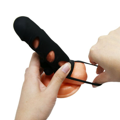 PRETTY LOVE - SILICONE SLEEVE WITH VIBRATION 14 CM 1.0