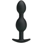 PRETTY LOVE - SILICONE ANAL BEADS 12.5 CM BLACK