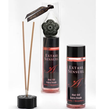 SENSUAL ECSTASY - MASSAGE OIL WITH EXTRA FRESH STRAWBERRY EFFECT 100 ML