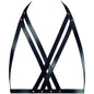 BIJOUX INDISCRETS MAZE - HALTER BRALETTE HARNESS BLACK