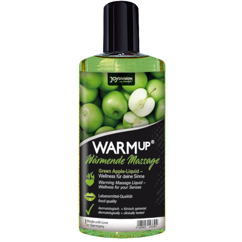 JOYDIVISION WARMUP - WARMUP GREEN APPLE MASSAGE OIL - 150 ML