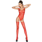 PASSION - WOMAN BS034 RED BODYSTOCKING, ONE SIZE