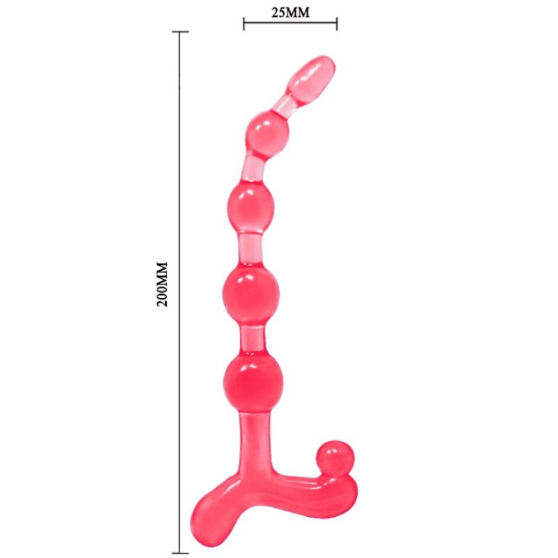 BAILE - BENDY TWIST RED ANAL BALL