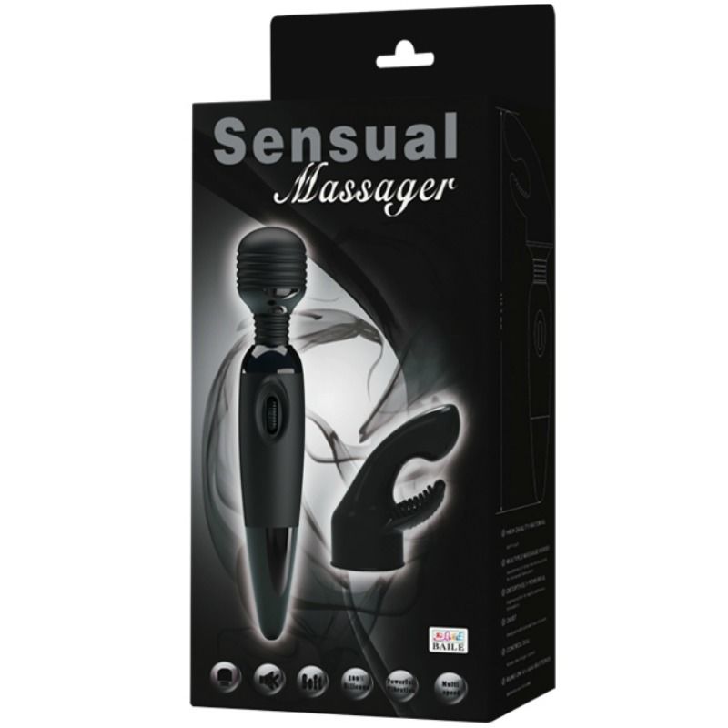 BAILE - SENSUAL MASSAGER WITH REPLACEABLE HEAD