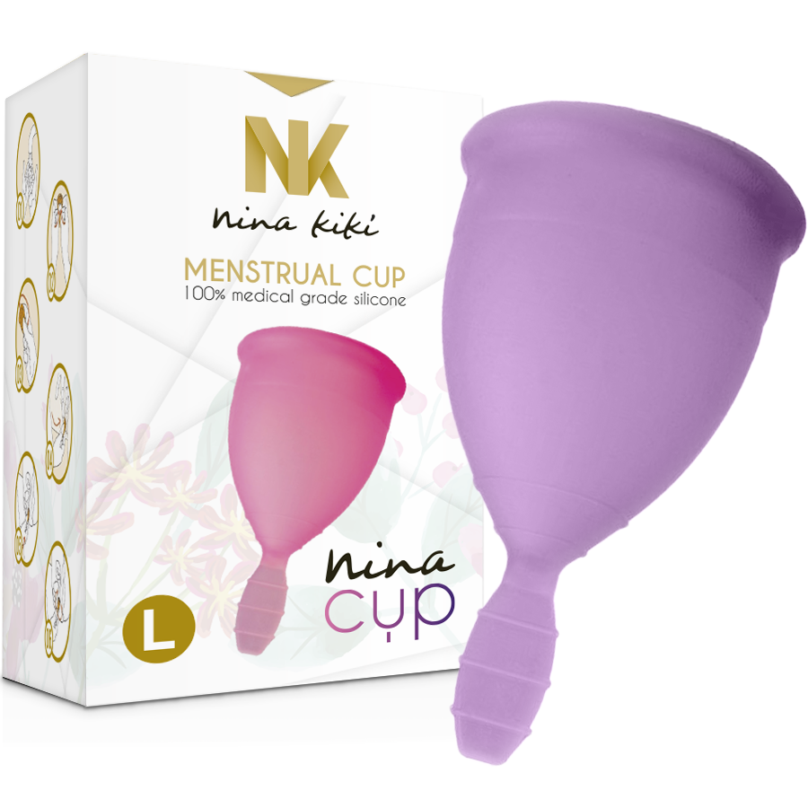 NINA KIKÍ - MENSTRUAL CUP LILAC - SIZE L